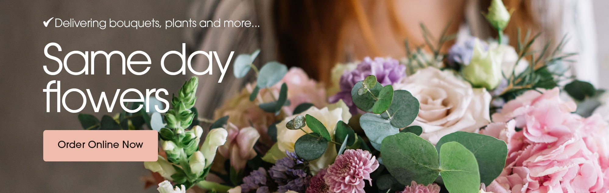 Seasonal bouquets from Vergeet Me Nietje in Antwerpen offering same-day delivery